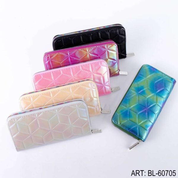 BILLETERA MATELASEADA MULTICOLOR (GRANDE) WL-60705