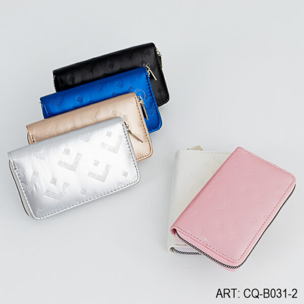 BILLETERA METALIZADA, VARIOS COLORES (CHICA)  CQ-B031-3
