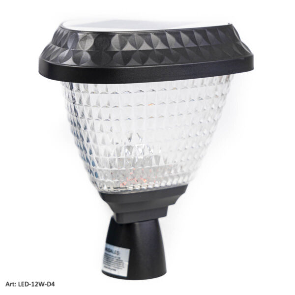 LUZ LED SOLAR (TRIANGULAR) PARA EXTERIOR CON ESTACA (CÁLIDA/FRÍA/RGB) LED-12W-D4