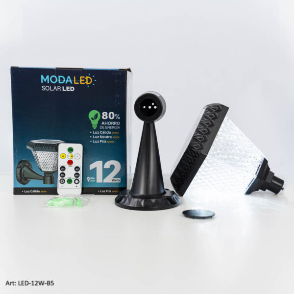 APLIQUE LED SOLAR LED-12W-B5
