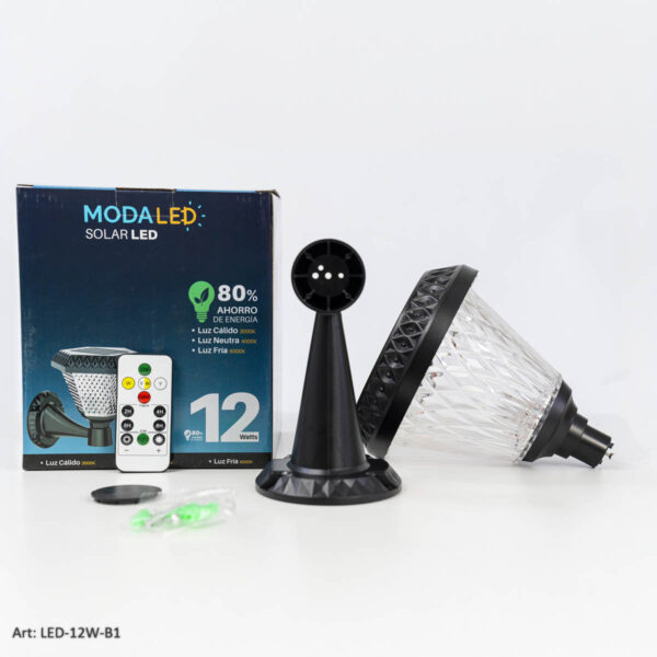APLIQUE LED SOLAR LED-12W-B1