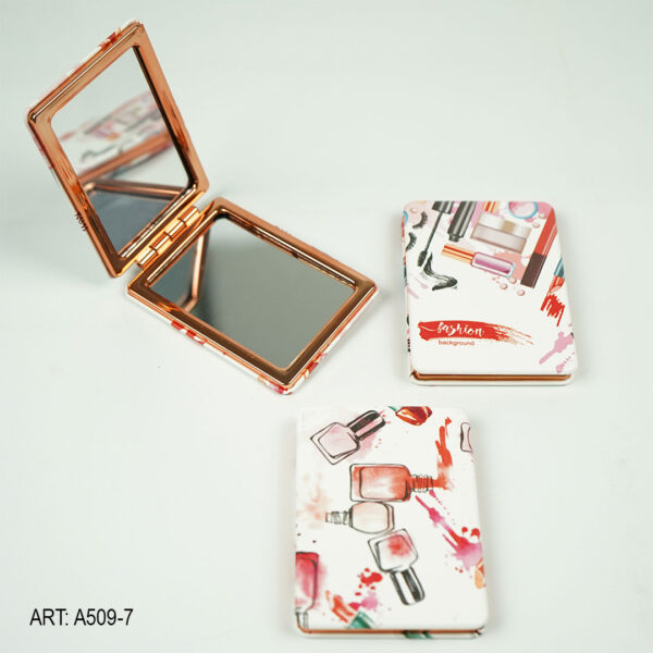 ESPEJO DE CARTERA ESTAMPADO MAQUILLAJE A509-7-288