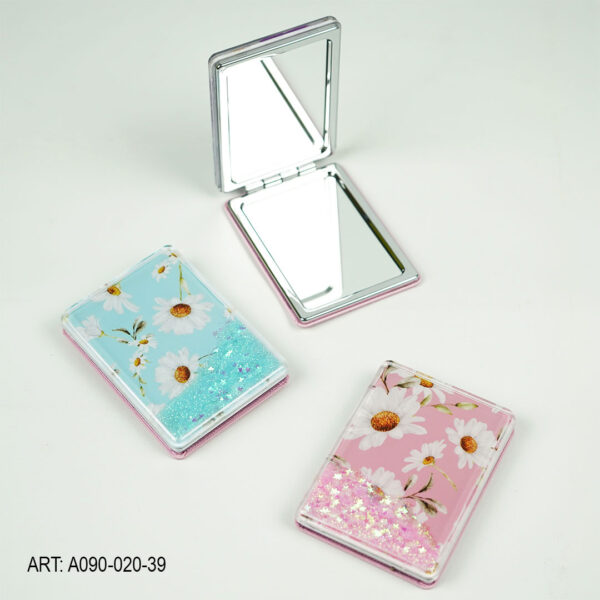 ESPEJO DE CARTERA ESTAMPADOS FLORALES A090-025-39-288