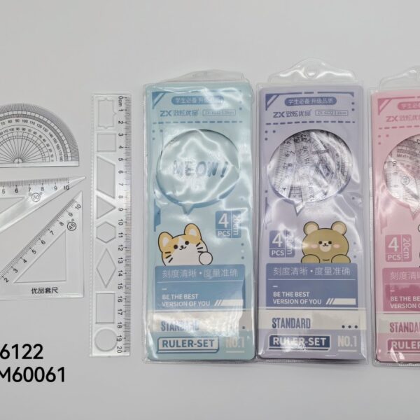 SET REGLA 20CM ZX-6122-640