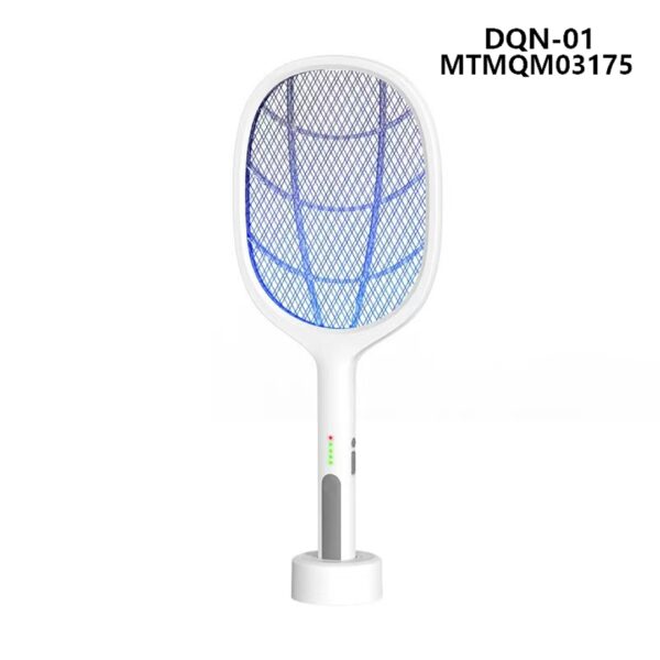 RAQUETA MATA MOSQUITO USB CON SOPORTE DQN-01
