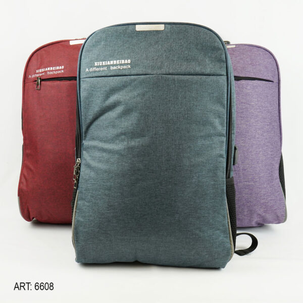 MOCHILA CON CANDADO, VARIOS COLORES 6608