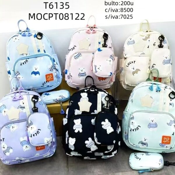MOCHILITA INFANTIL ESTAMPADA T6135