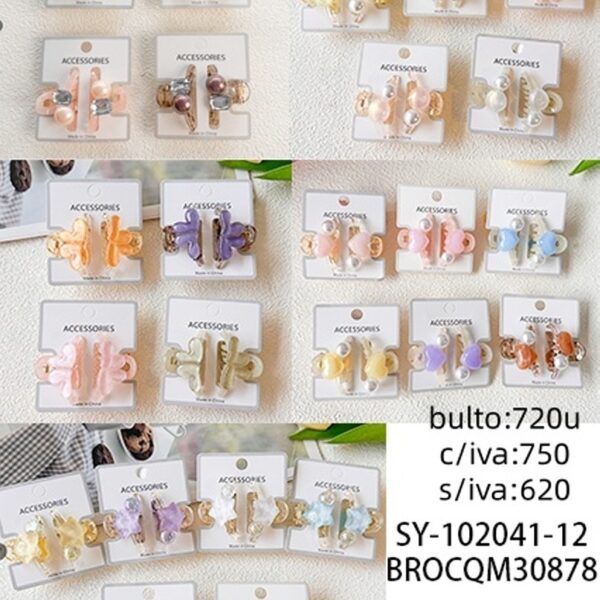 BROCHES DE PELO, VARIOS MODELOS SY102041-12-720