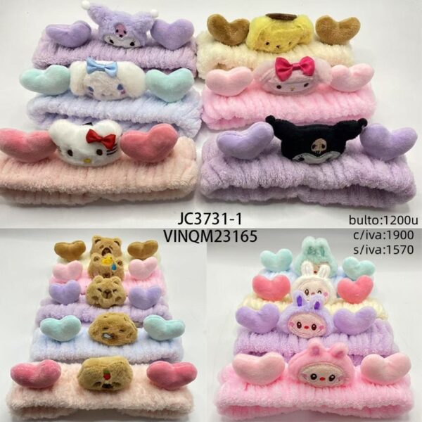 VINCHA INFANTIL DIFENTES DIBUJOS JC3731-1-1200