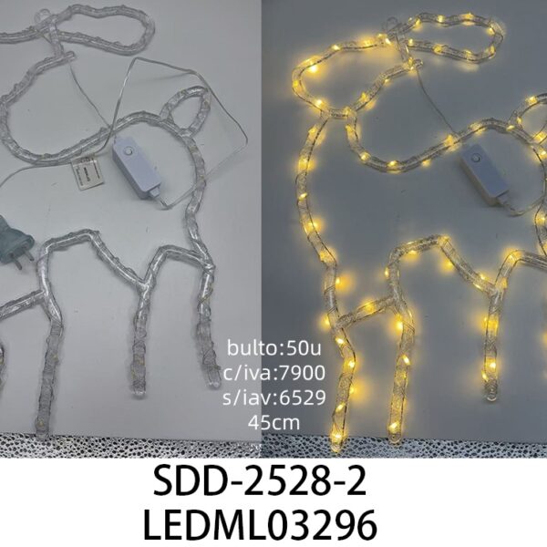 LUZ CON FORMA RENO (CÁLIDA) SDD-2528-2-50