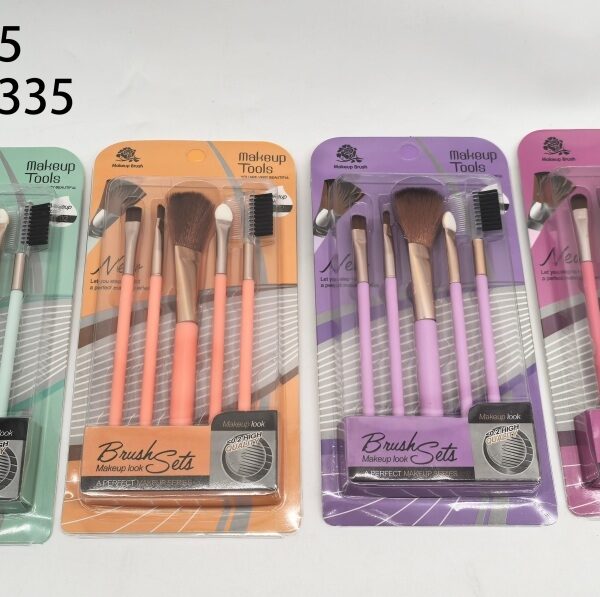 SET DE BROCHAS PARA MAQUILLAJE X 5 PCS XH30335-360
