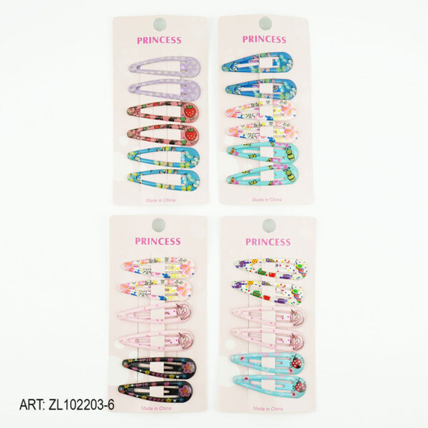 HEBILLAS TIC TAC 6PCS ZL102203-6
