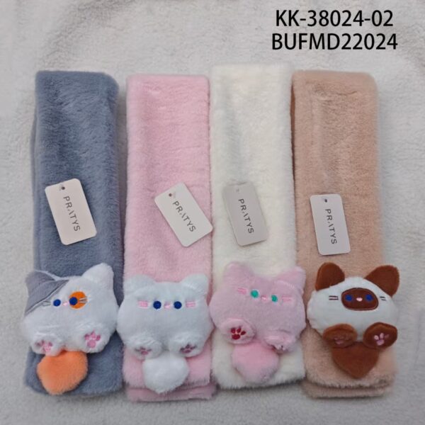 BUFANDA INFANTIL DE PELUCHE KK-38024-02