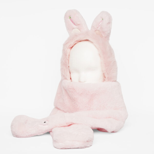 GORRO INFANTIL DE PELUCHE CON OREJAS M-39271-14