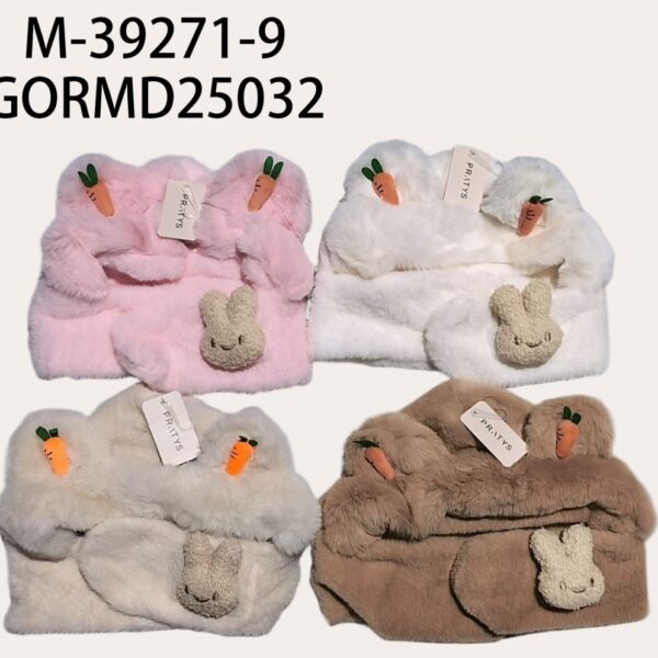 GORRO INFANTIL DE PELUCHE M-39271-9-240