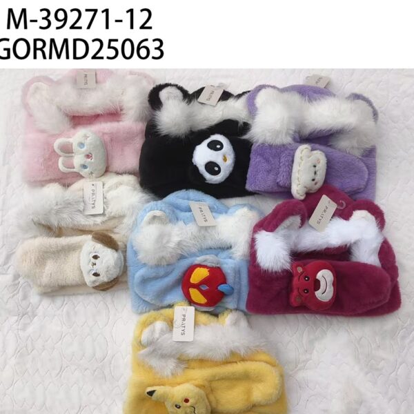 GORRO INFANTIL CON BUFANDA M-39271-12-120