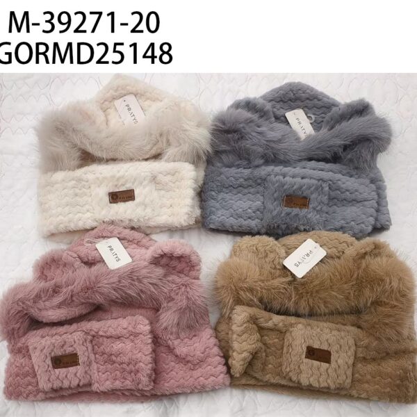 GORRO DE PELUCHE M-39271-20-120