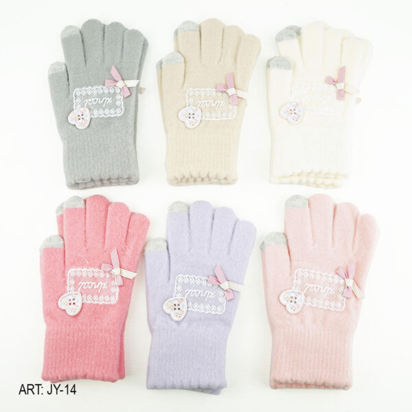 GUANTE INFANTIL 19CM PARA NENA JY-14