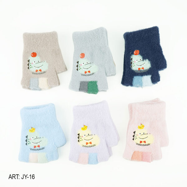 GUANTE INFANTIL 10CM SIN DEDOS JY-16