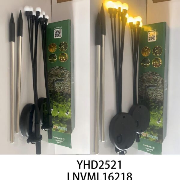 LUZ JARDIN 6 LUCES YHD2521