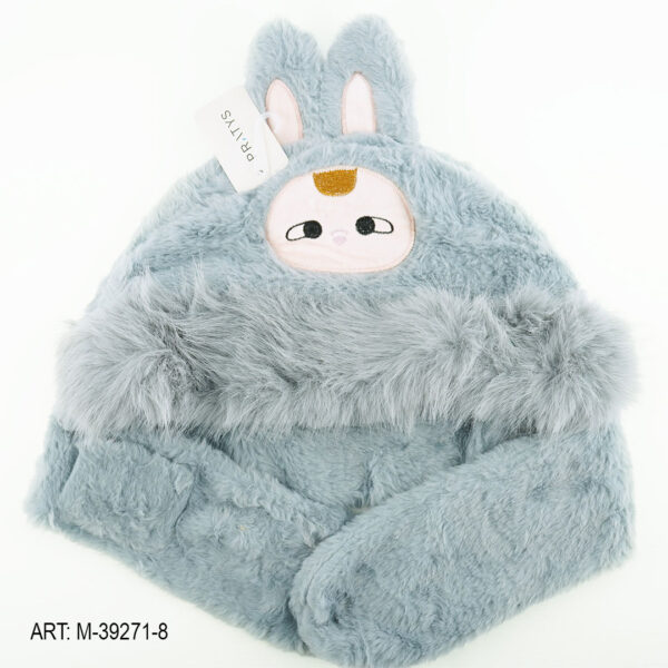 GORRO INFANTIL DE PELUCHE M-39271-8