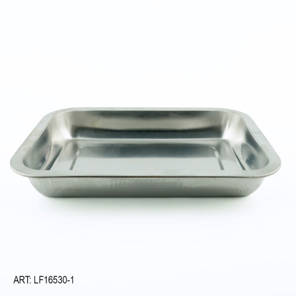 BANDEJA DE ACERO 140G 27*20*4.8CM LF16530-1