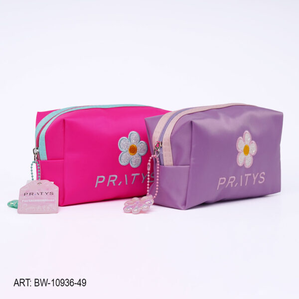 PORTACOSMESTICO CON FLOR BW-10936-49-300