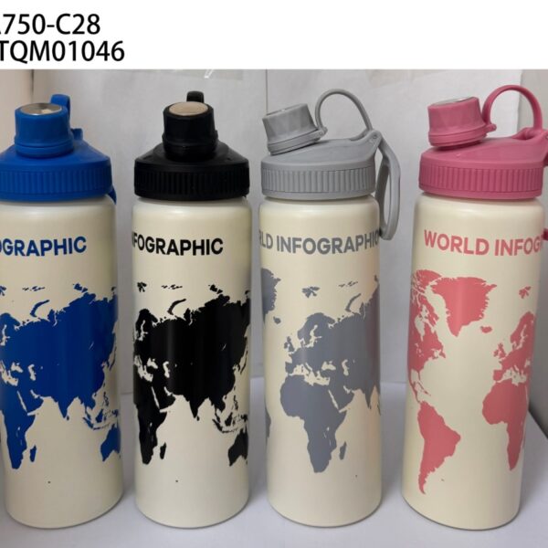BOTELLA ALUMINIO 750ML A750-C28-60