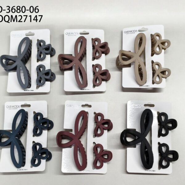 SET BROCHE DE PELO 8+4CM DD-3680-06-600