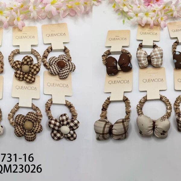 COLITAS DE PELO COMBINADAS MARRONES JC3731-16-2400