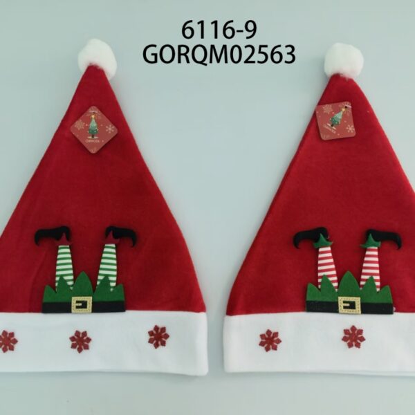 GORRO DE NAVIDAD PATAS ARRIBA 6116-9-480