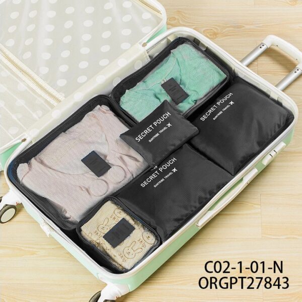 ORGANIZADOR PARA VALIJA 6PCS C02-1-01-N-100