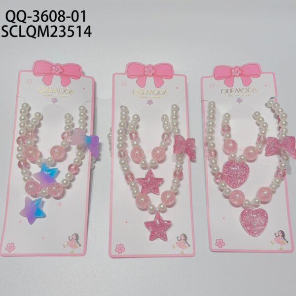 SET COLLAR PARA NENA QQ-3608-01-600