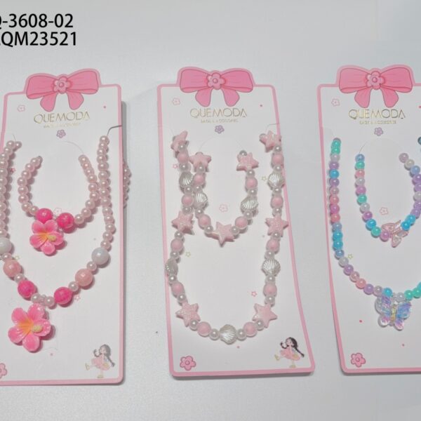 SET COLLAR PARA NENA QQ-3608-02-600