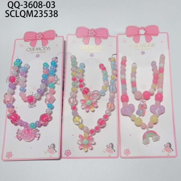 SET COLLAR PARA NENA QQ-3608-03-600