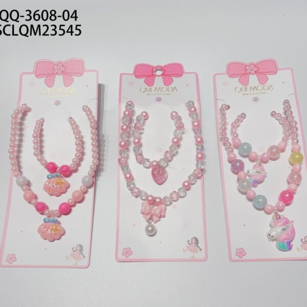 SET COLLAR PARA NINAS QQ-3608-04-600