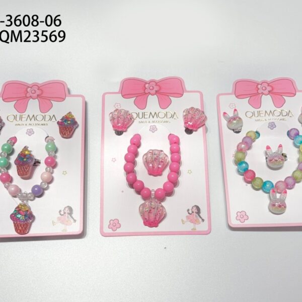 SET COLLAR PARA NINAS QQ-3608-06-600