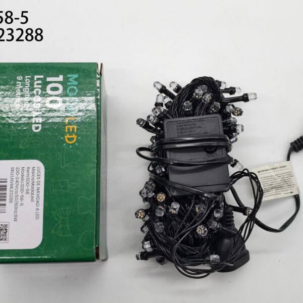 LUZ LED NAV.V8 9M 100 LUCES CALIDA SDD-58-5