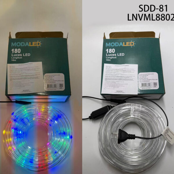 LUZ MANGUERA LED 10M SDD-81-20 MCOLOR