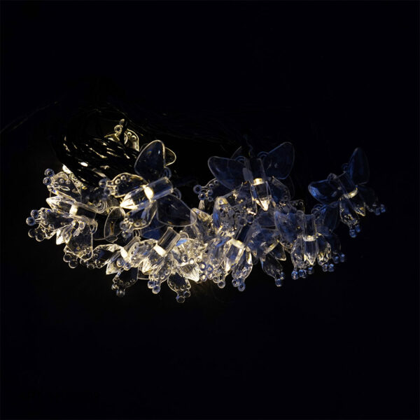 LUZ 20 LED SOLAR MARIPOSA CALIDA YHD2508