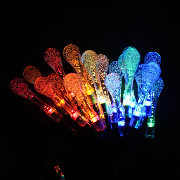 LUZ LED SOLAR GOTAS MCOLOR YHD2511